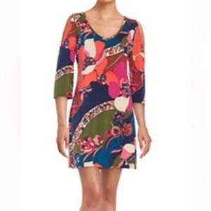 Trina By Trina Turk Ritzy Floral Shift Dress easy throw on summer dress